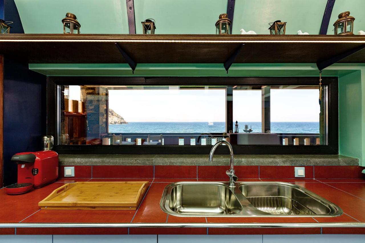 Villa Menelaos Penthouse Mochlos Esterno foto